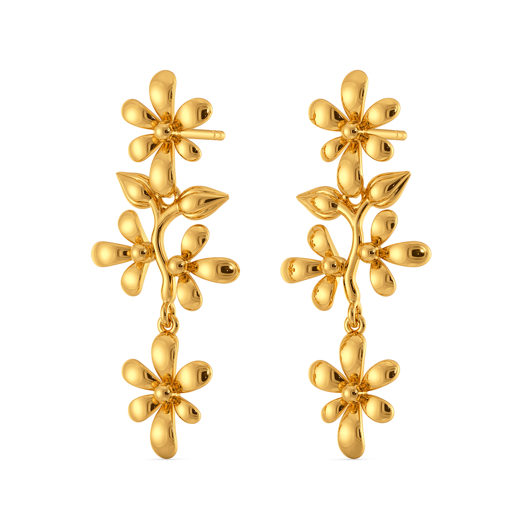 Untill Autumn Comes Gold Earrings