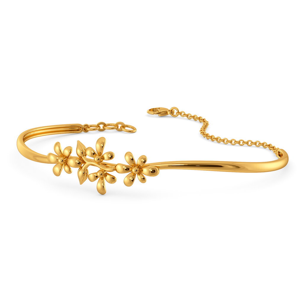 Untill Autumn Comes Gold Bangles