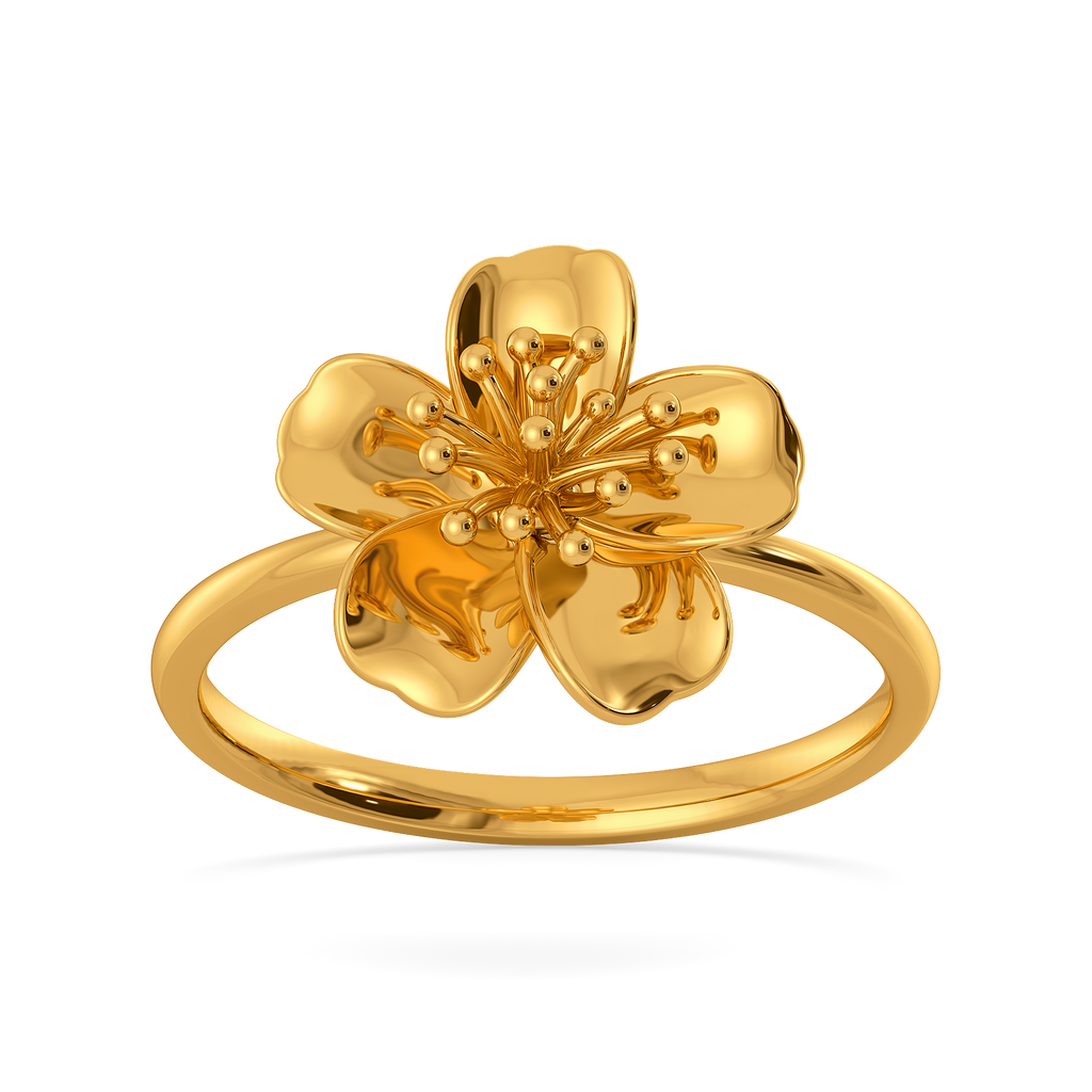 Autumn Garden Gold Rings