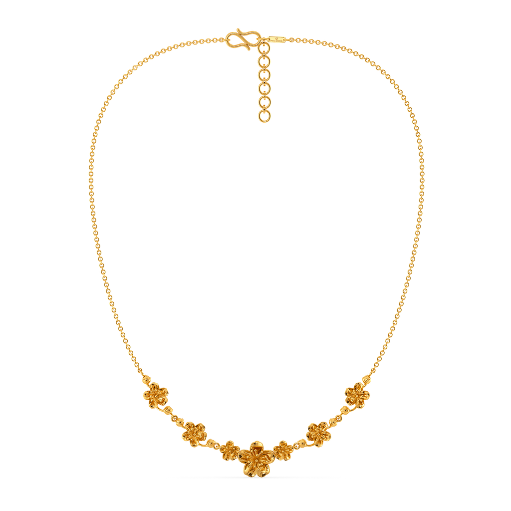 Autumn Garden Gold Necklaces