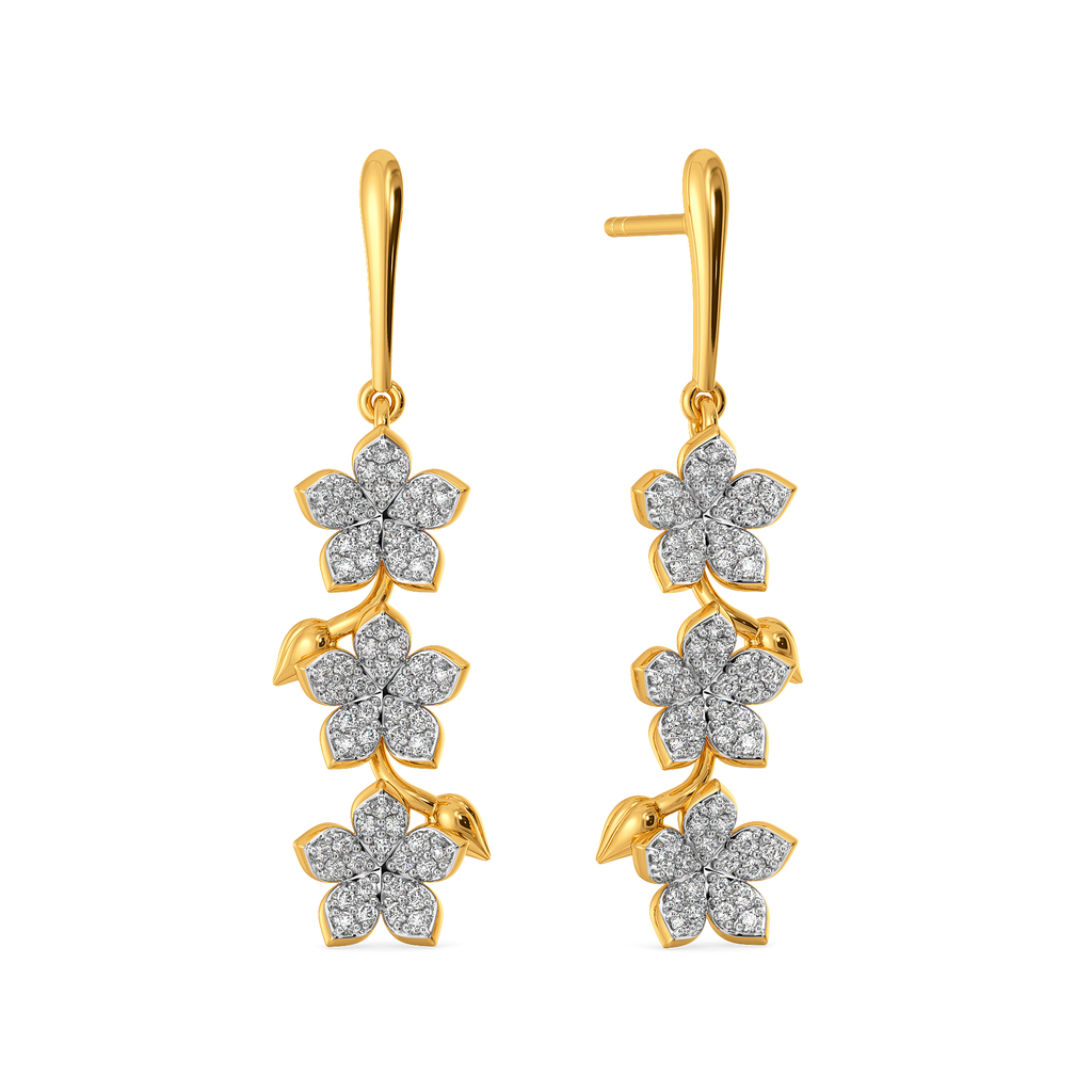 Patch and Play Diamond Earrings
