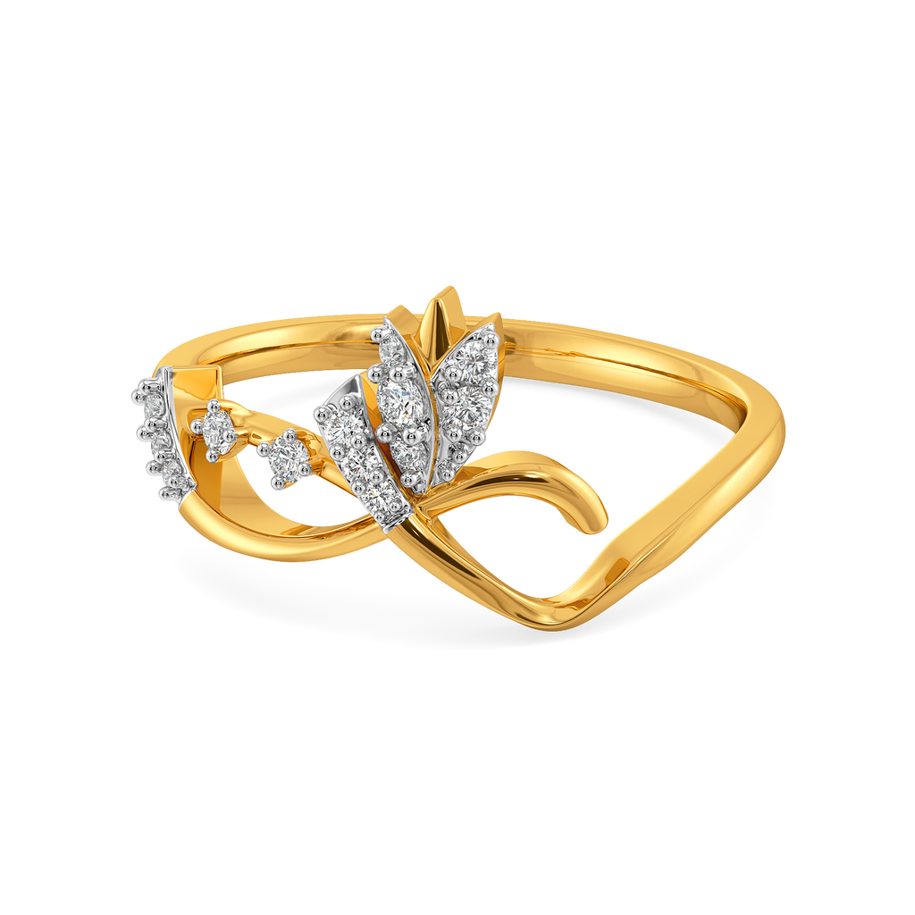 Winding Vines Diamond Rings