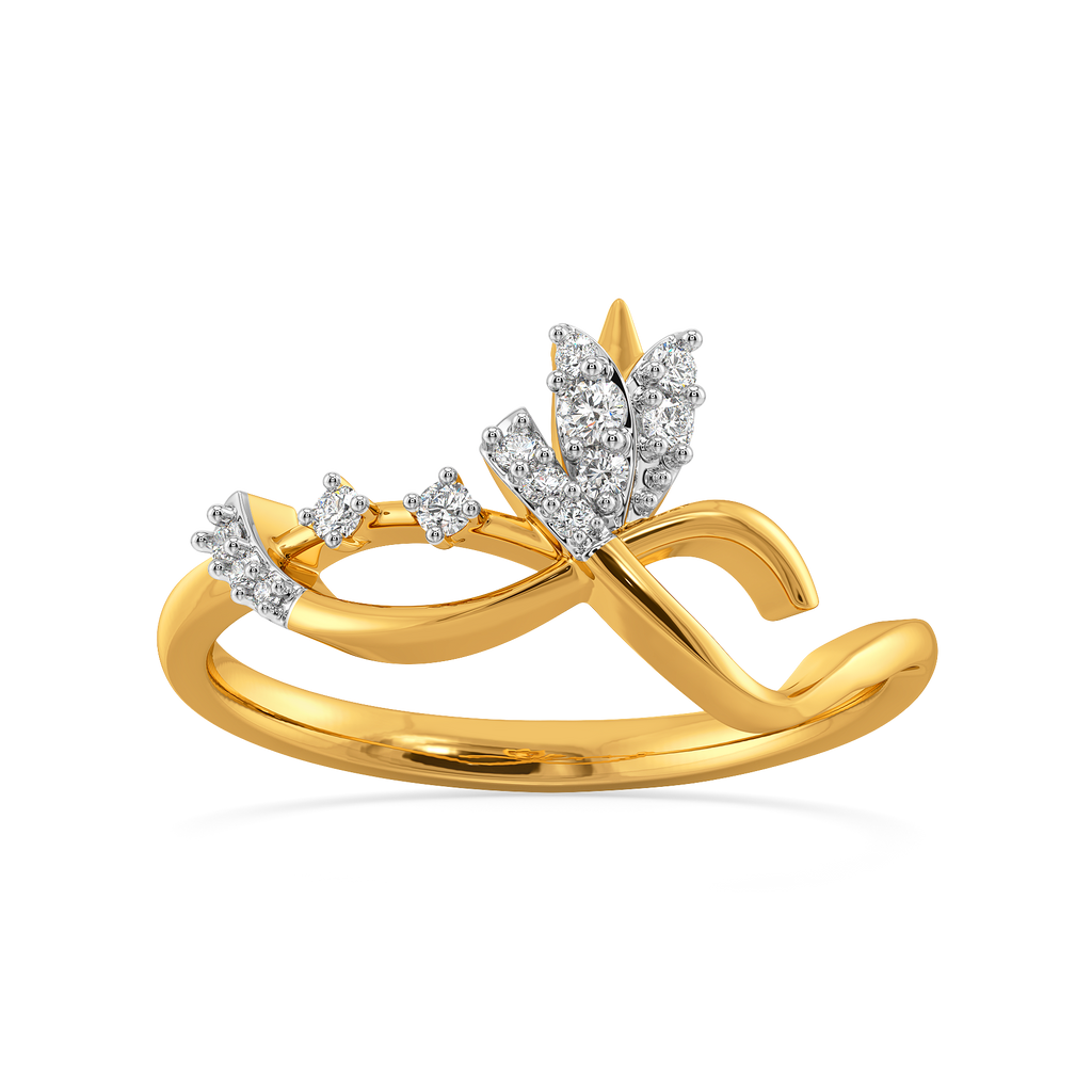 Winding Vines Diamond Rings