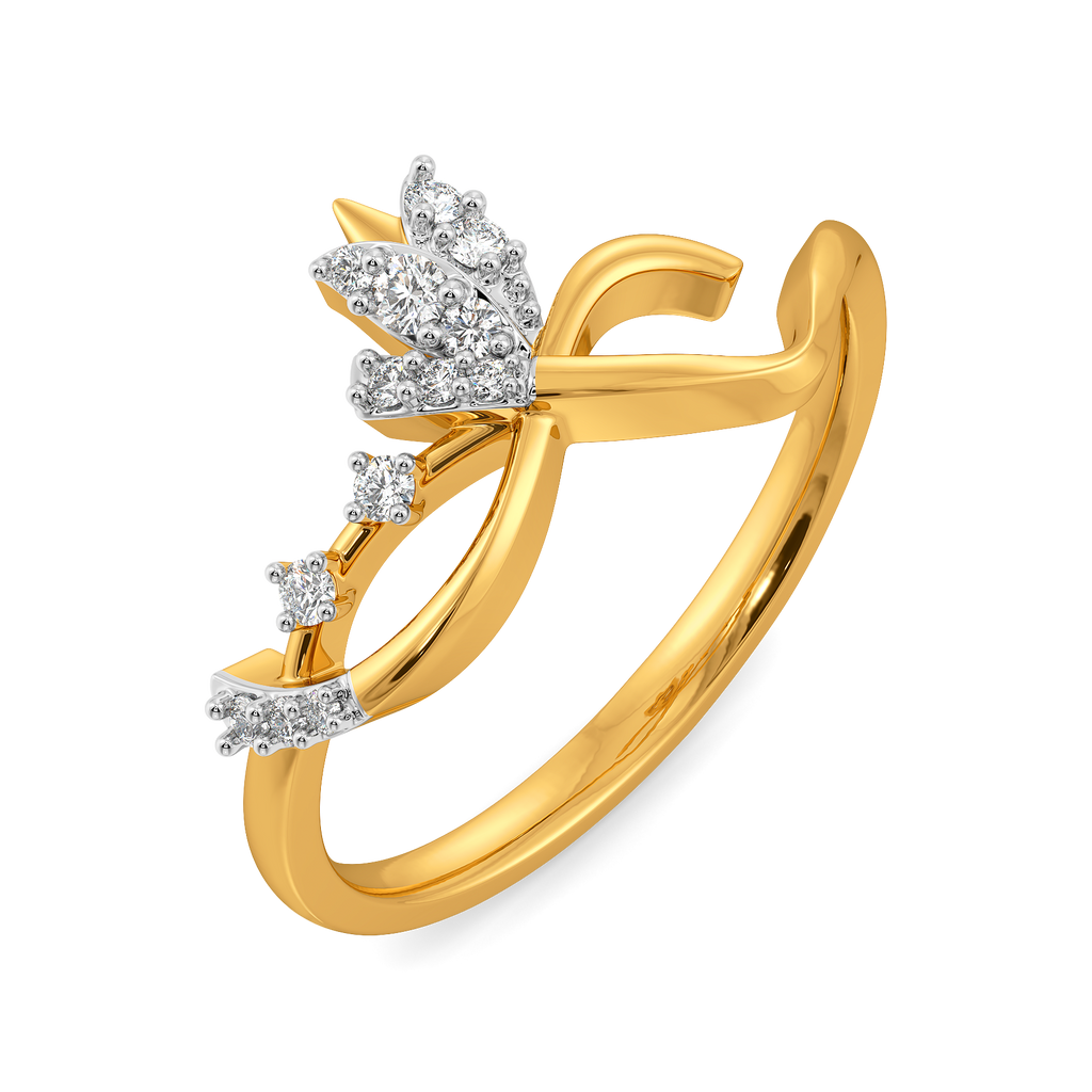 Winding Vines Diamond Rings