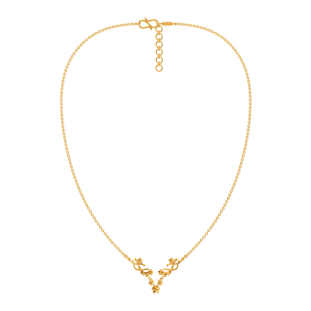 Lush Vines Gold Necklaces