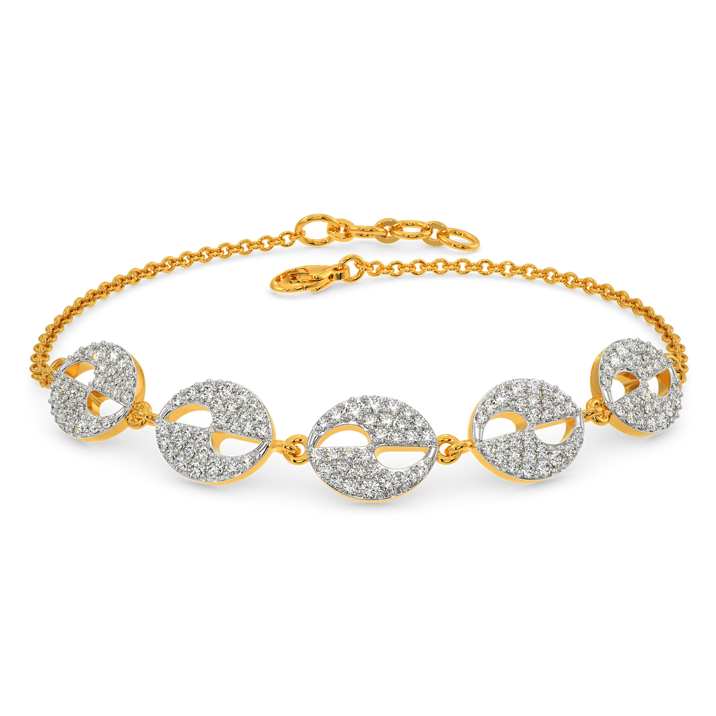 Grey Symphony Diamond Bracelets