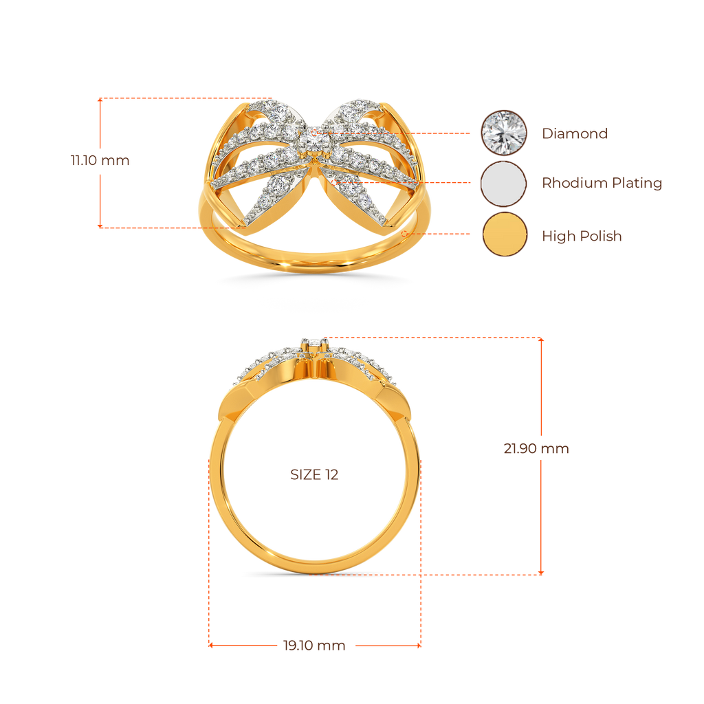 Rise n Grey Diamond Rings image