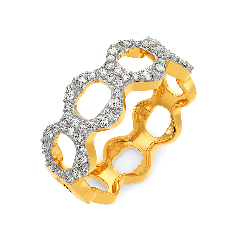 Grey Edged Diamond Rings