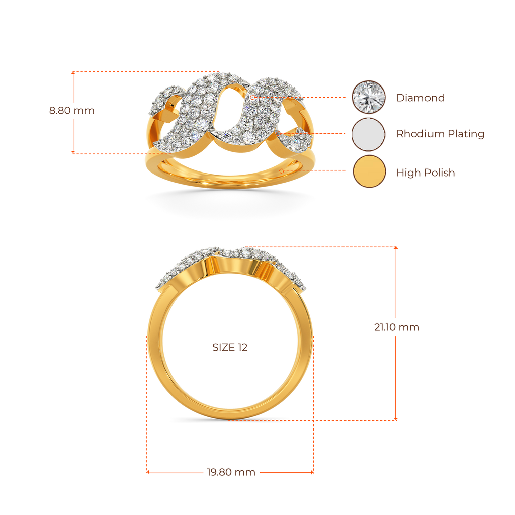 Grey Noir Diamond Rings image