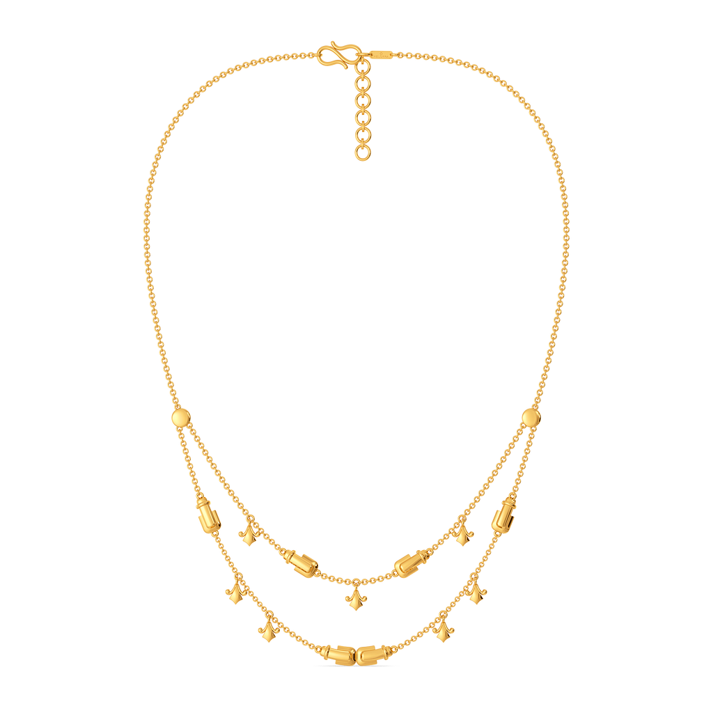 Charm Buckle Gold Necklaces