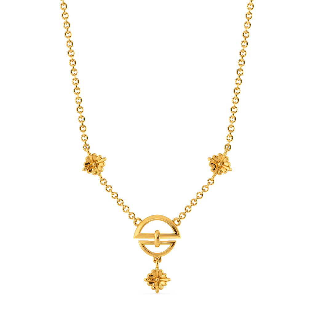 Cinch Charm Gold Necklaces