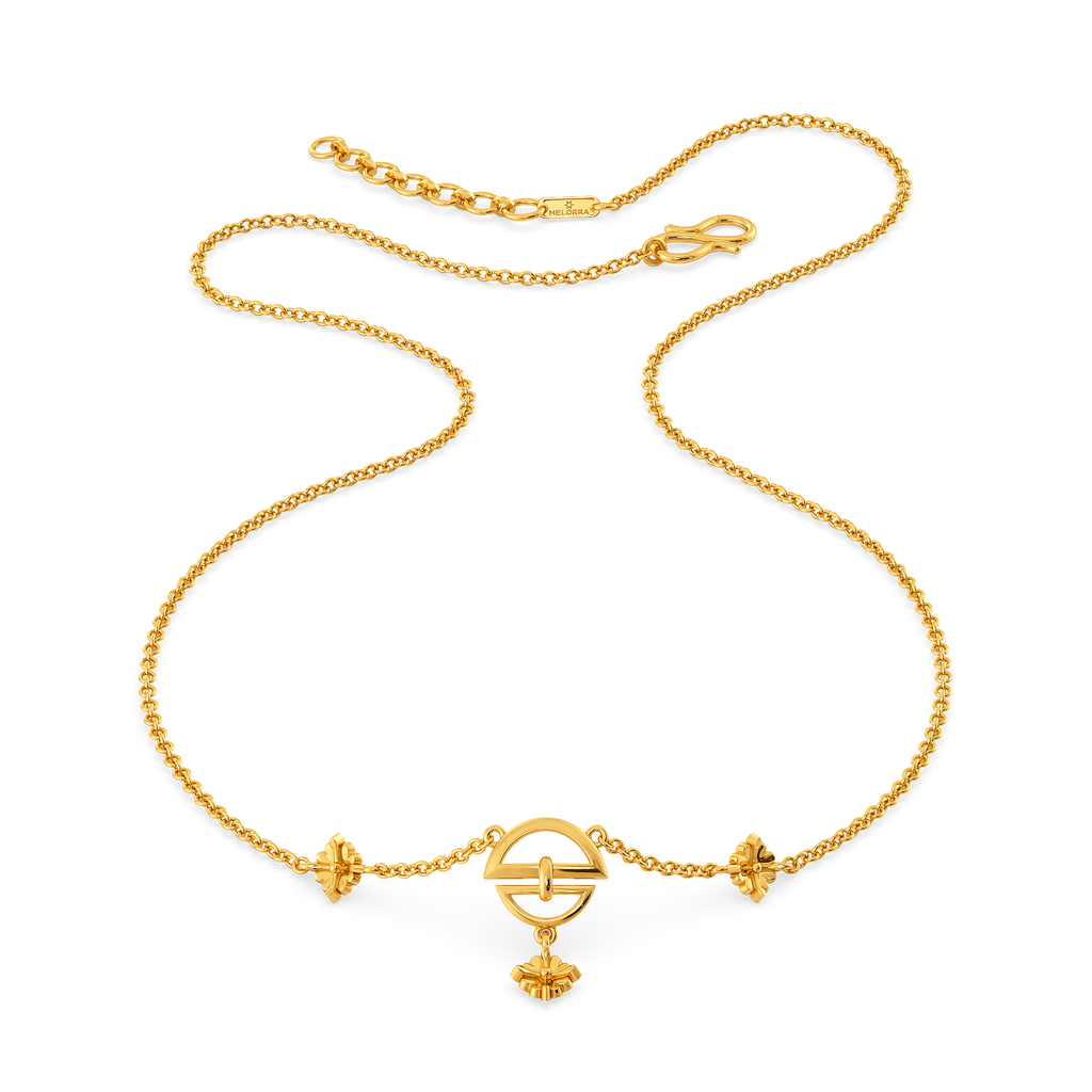 Cinch Charm Gold Necklaces