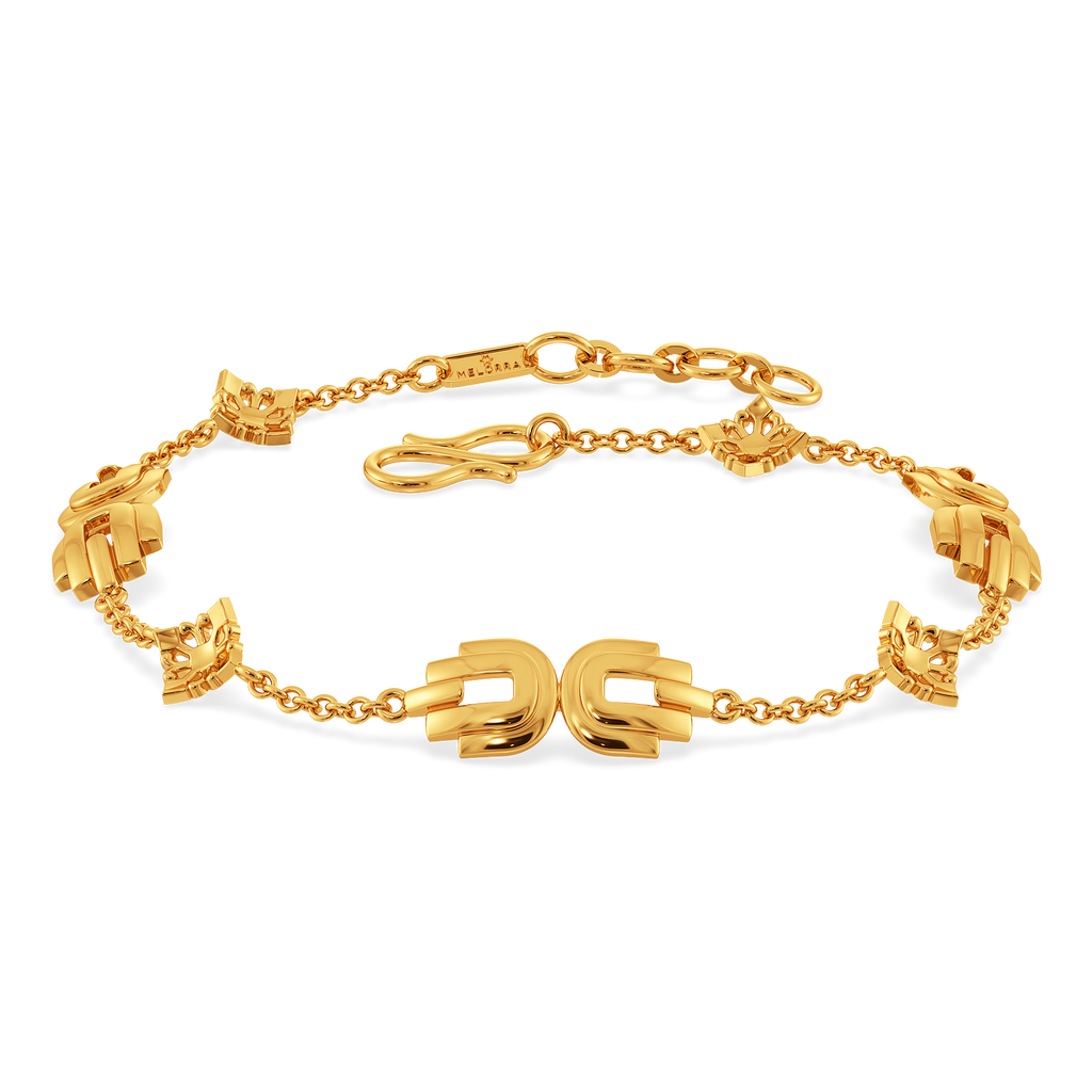 Ornate Cinch Gold Bracelets