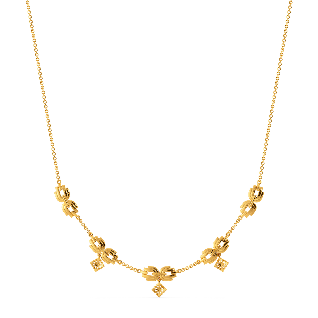 Ornate Cinch Gold Necklaces