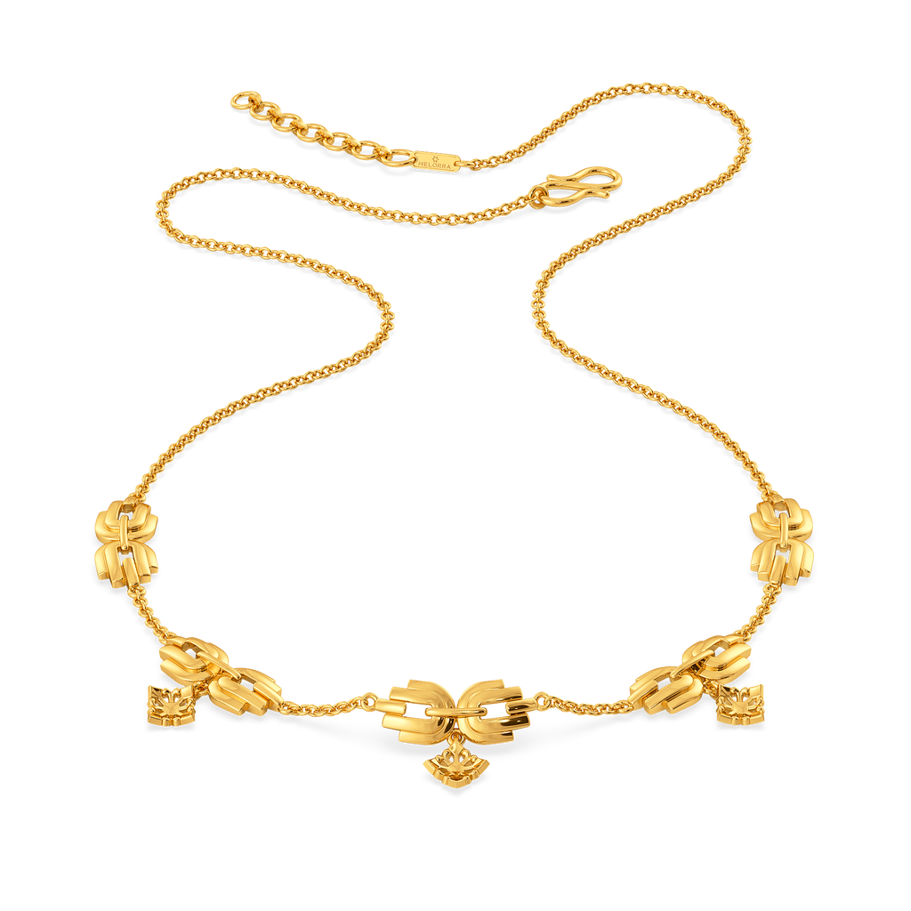 Ornate Cinch Gold Necklaces