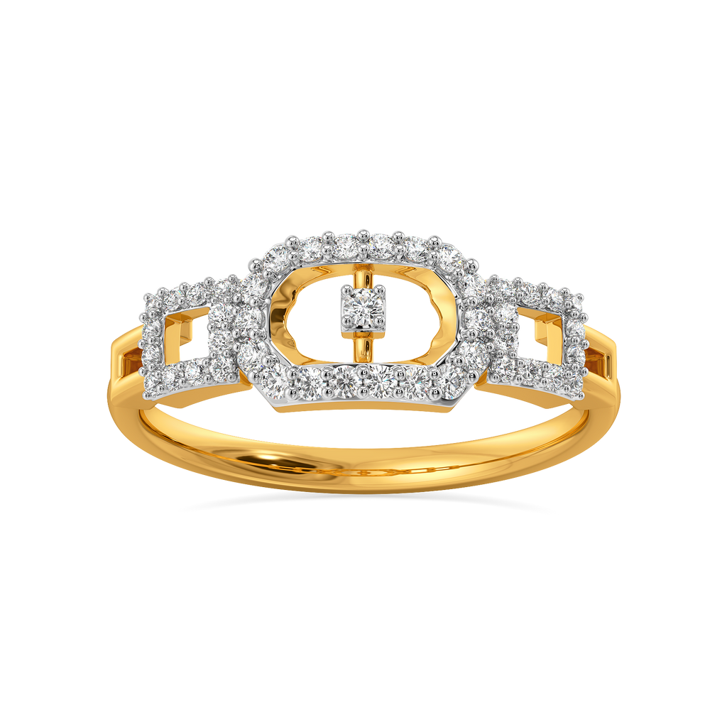Signature Buckle Diamond Rings
