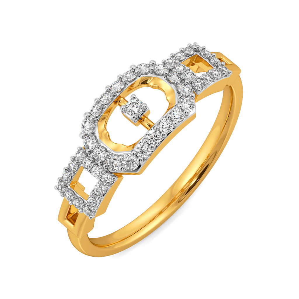 Signature Buckle Diamond Rings