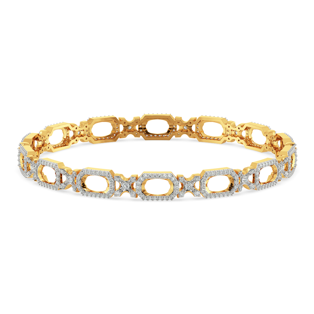 Signature Buckle Diamond Bangles