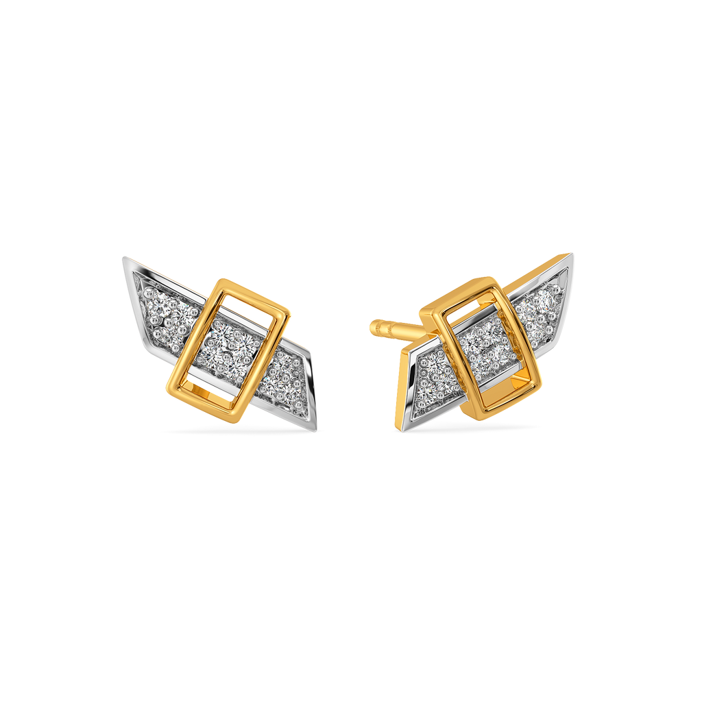Layered Clusters Diamond Earrings