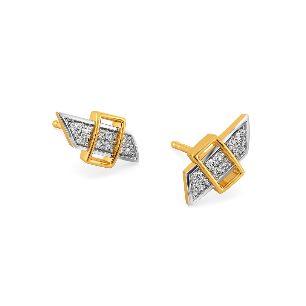 Layered Clusters Diamond Earrings