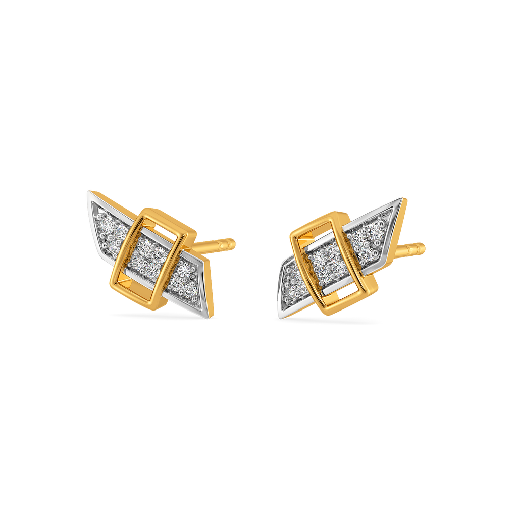 Layered Clusters Diamond Earrings