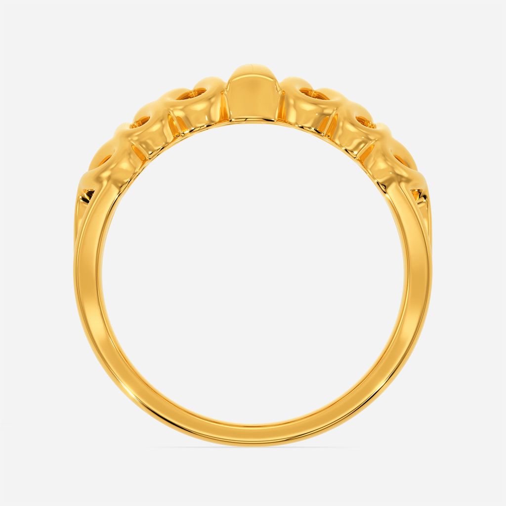 Shades Of Moss Gold Rings image