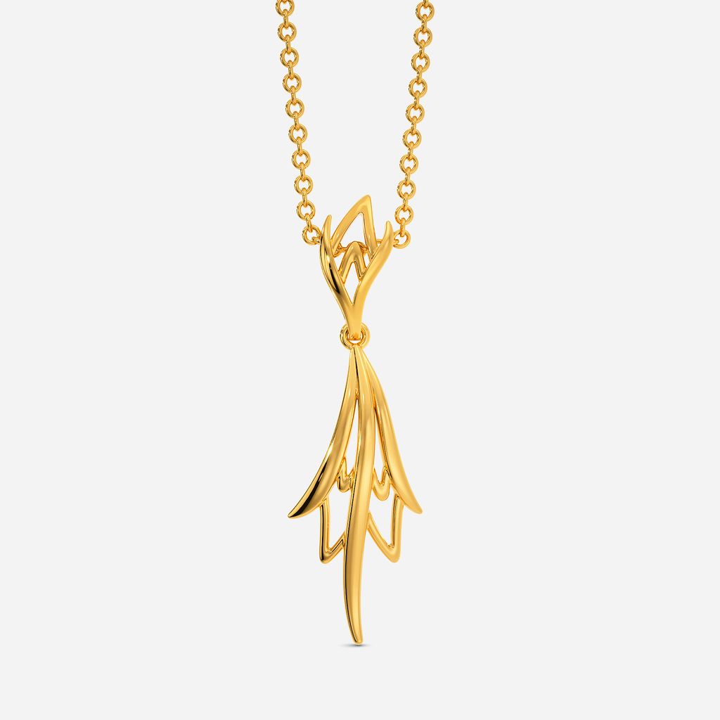 Herb Garden Gold Pendants