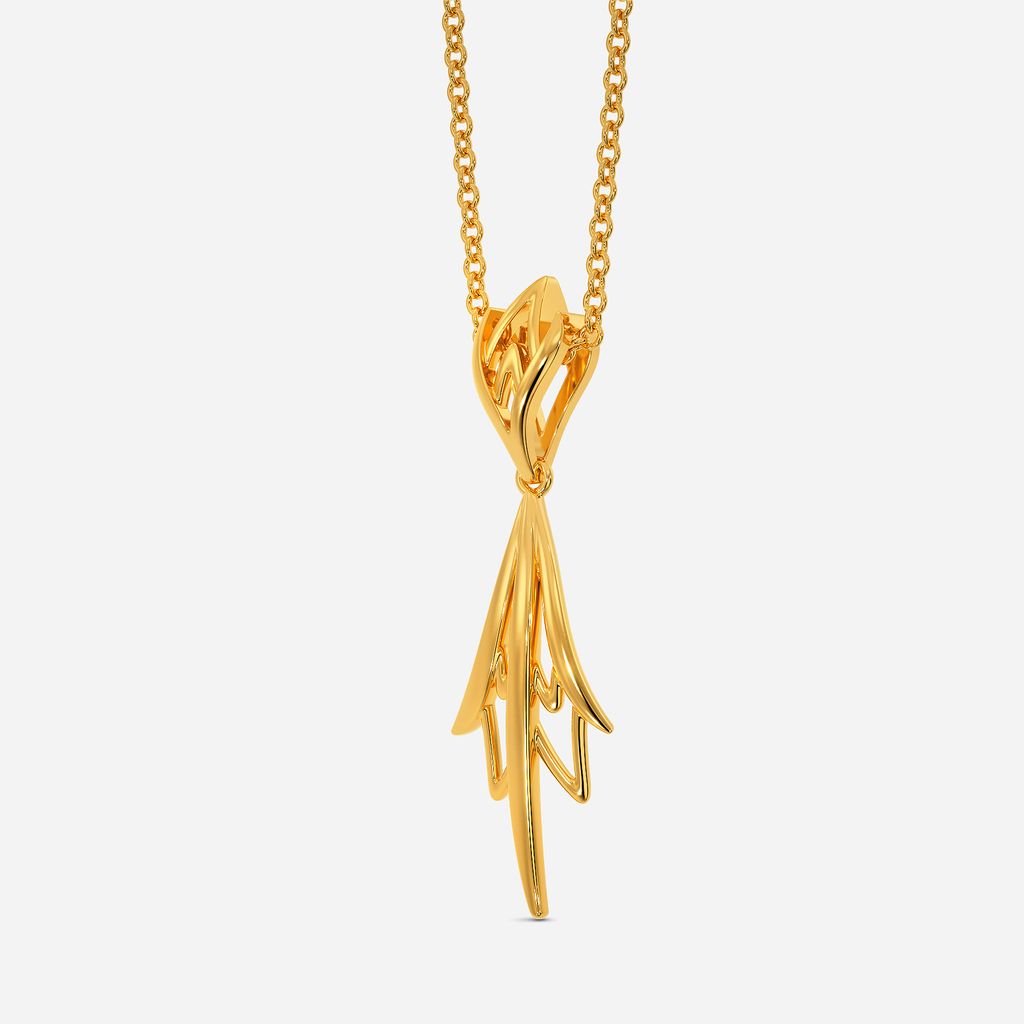 Herb Garden Gold Pendants