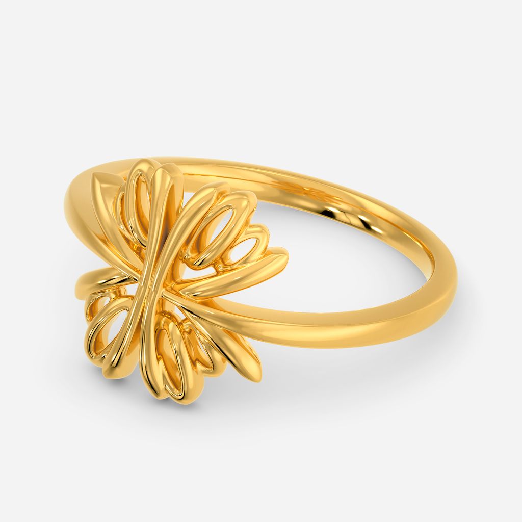 Psychedelic Renaissance Gold Rings alternate view 2