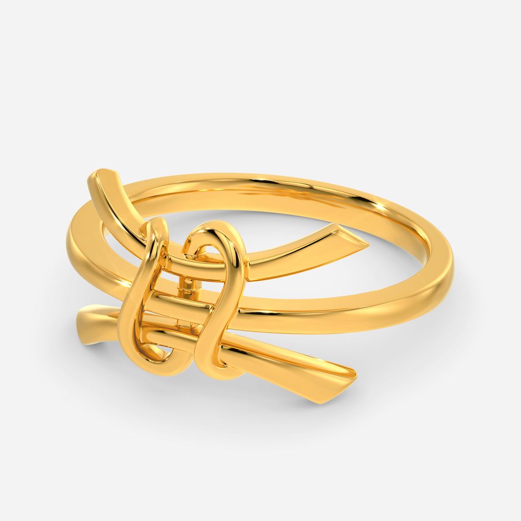 Love In Prints Gold Rings alternate view 2
