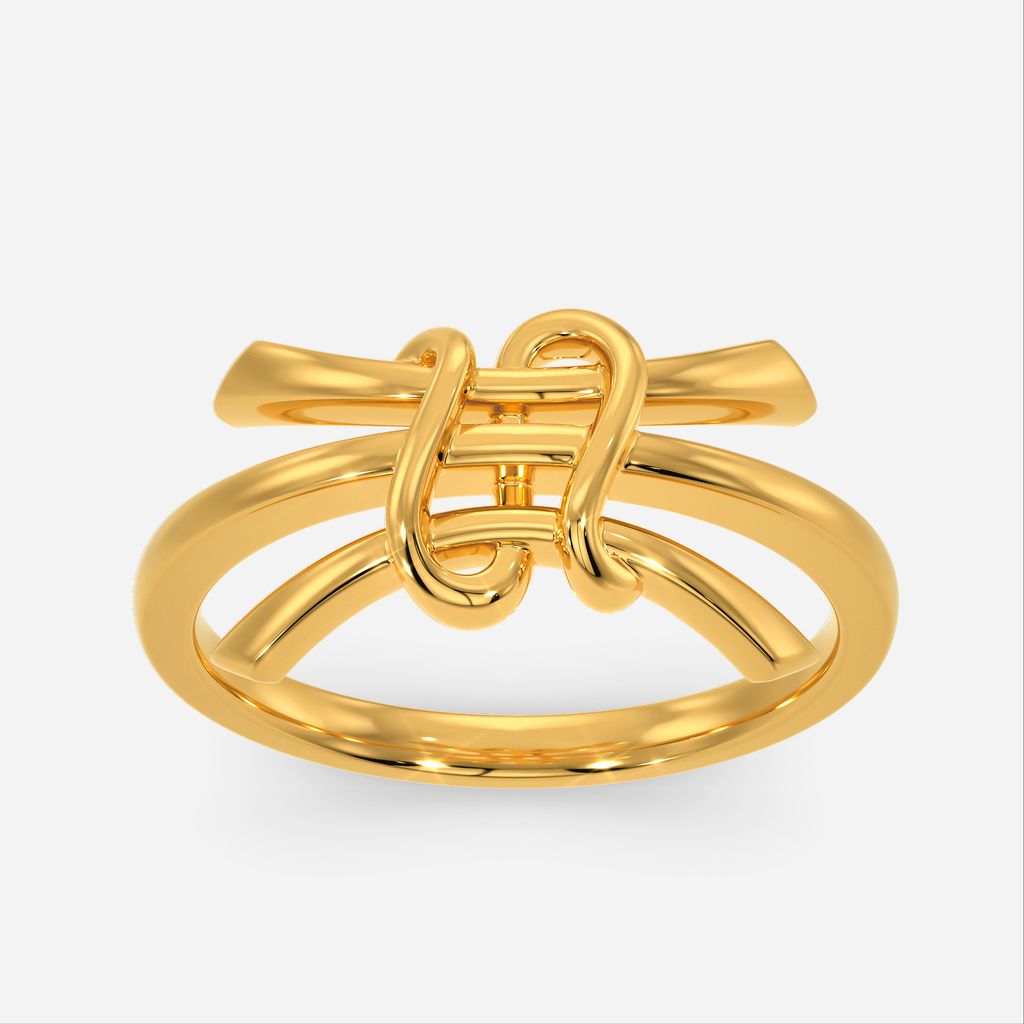 Love In Prints Gold Rings alternate view 3