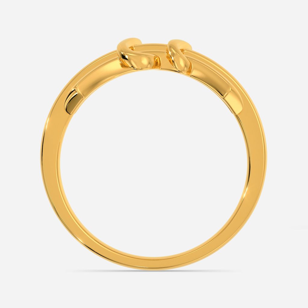Love In Prints Gold Rings image