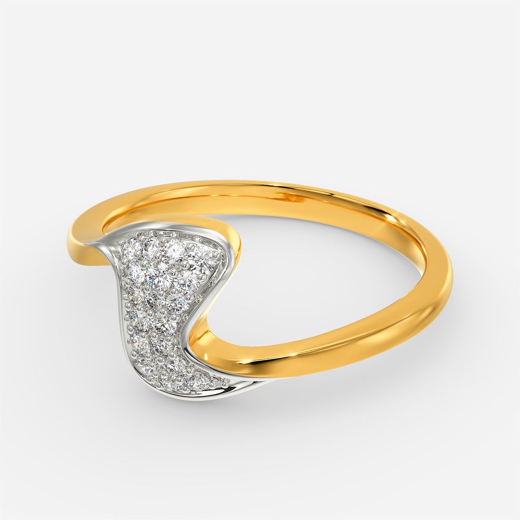 Lattice Mood Diamond Rings alternate view 2