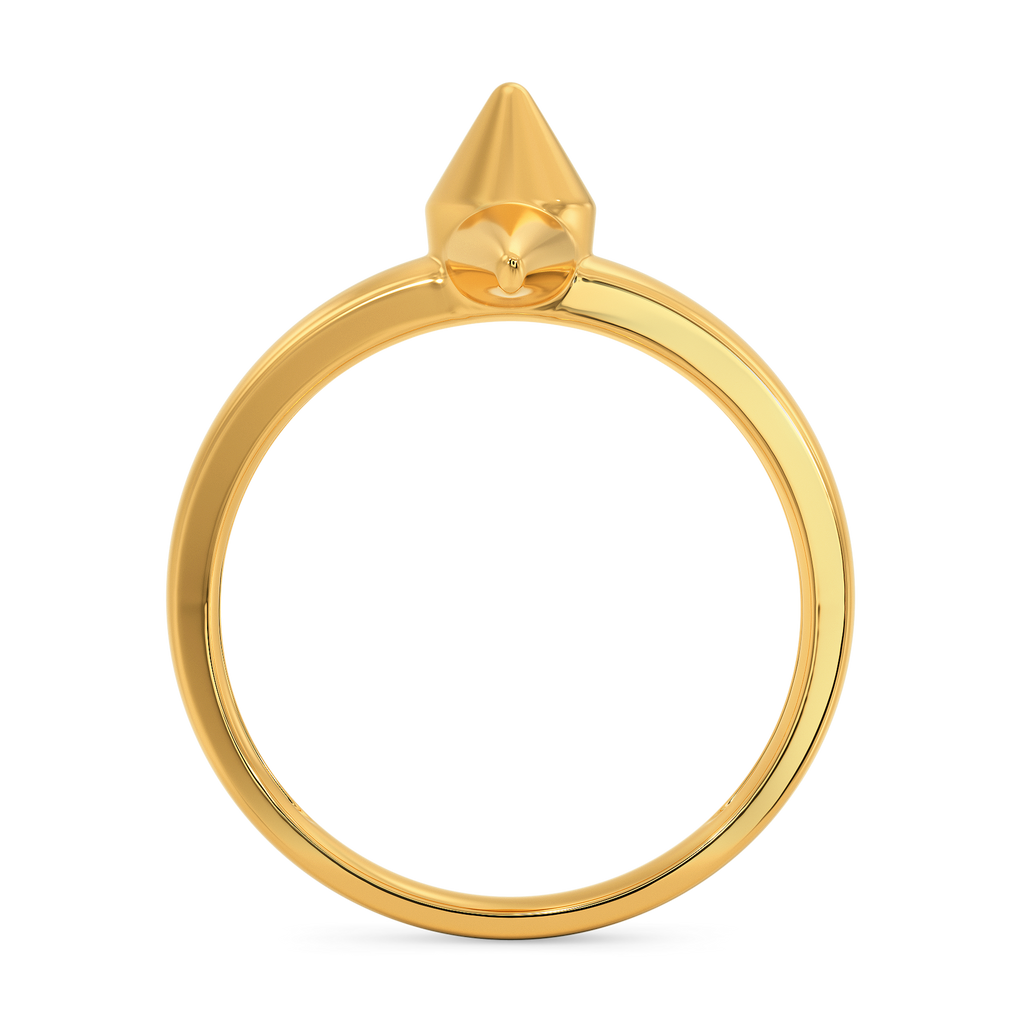 Sparks N Spikes Gold Rings image
