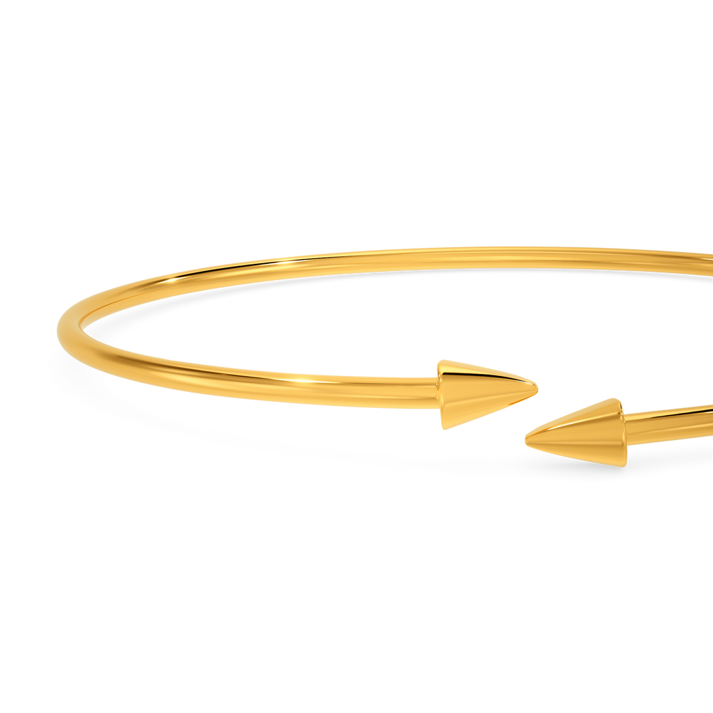 Punk Dash Gold Bangles