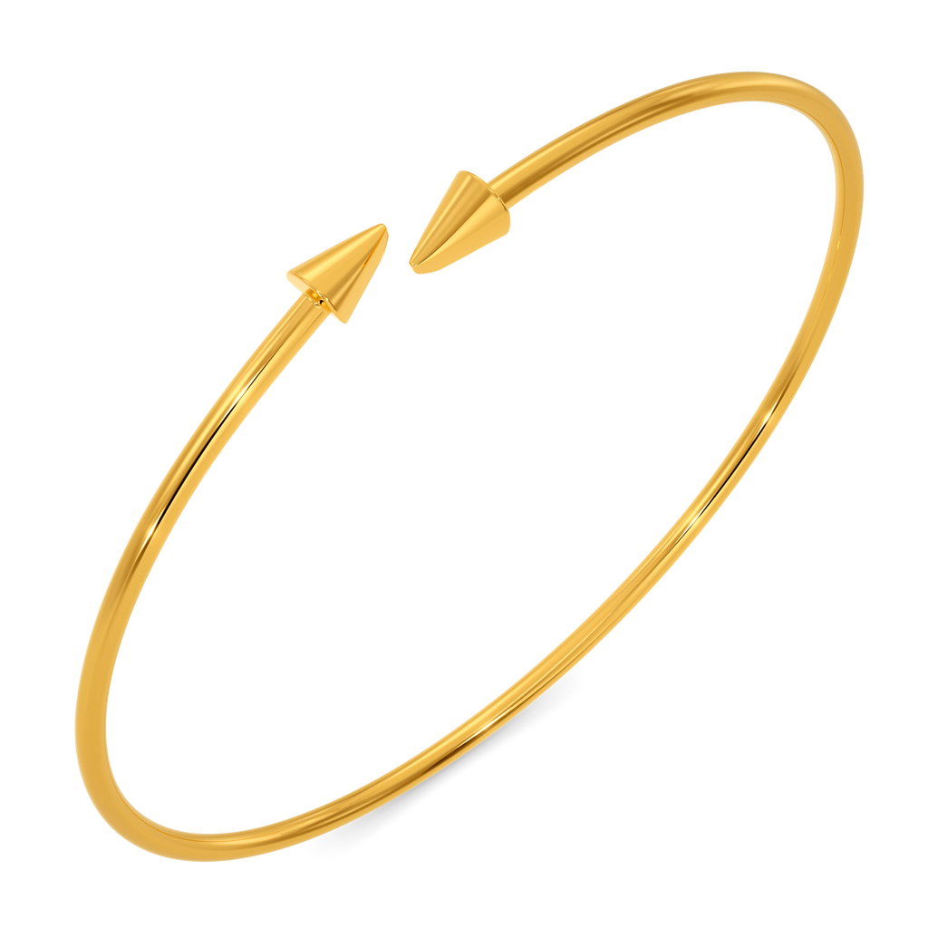 Punk Dash Gold Bangles