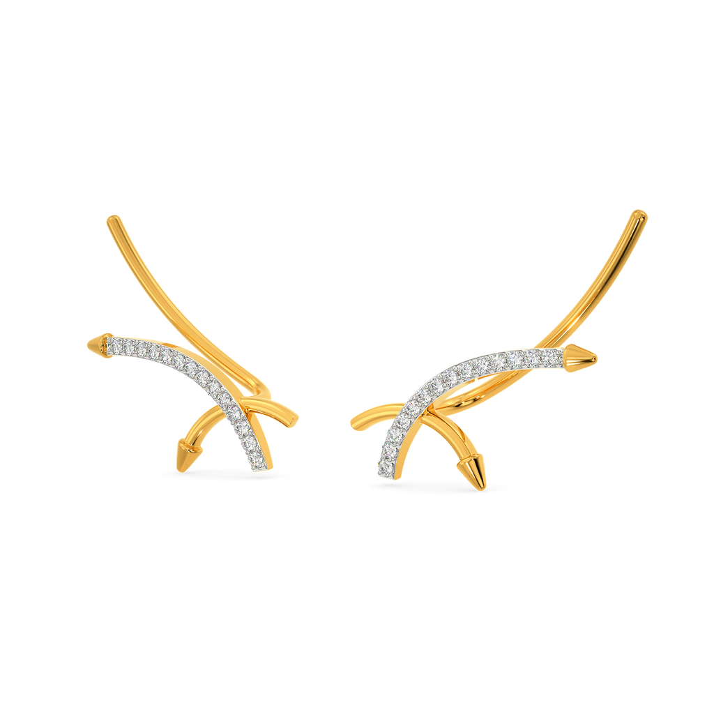 Punk School Diamond Earrings