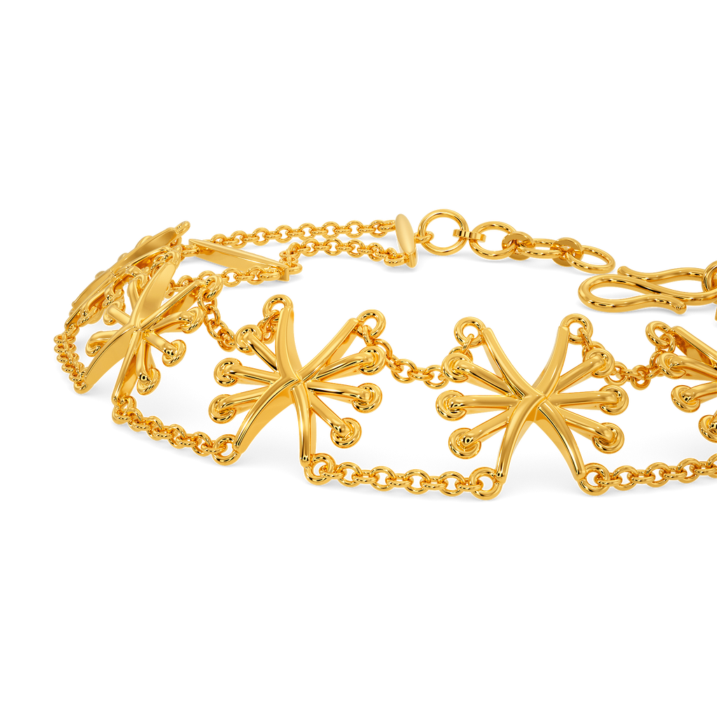 Lace Embrace Gold Bracelets