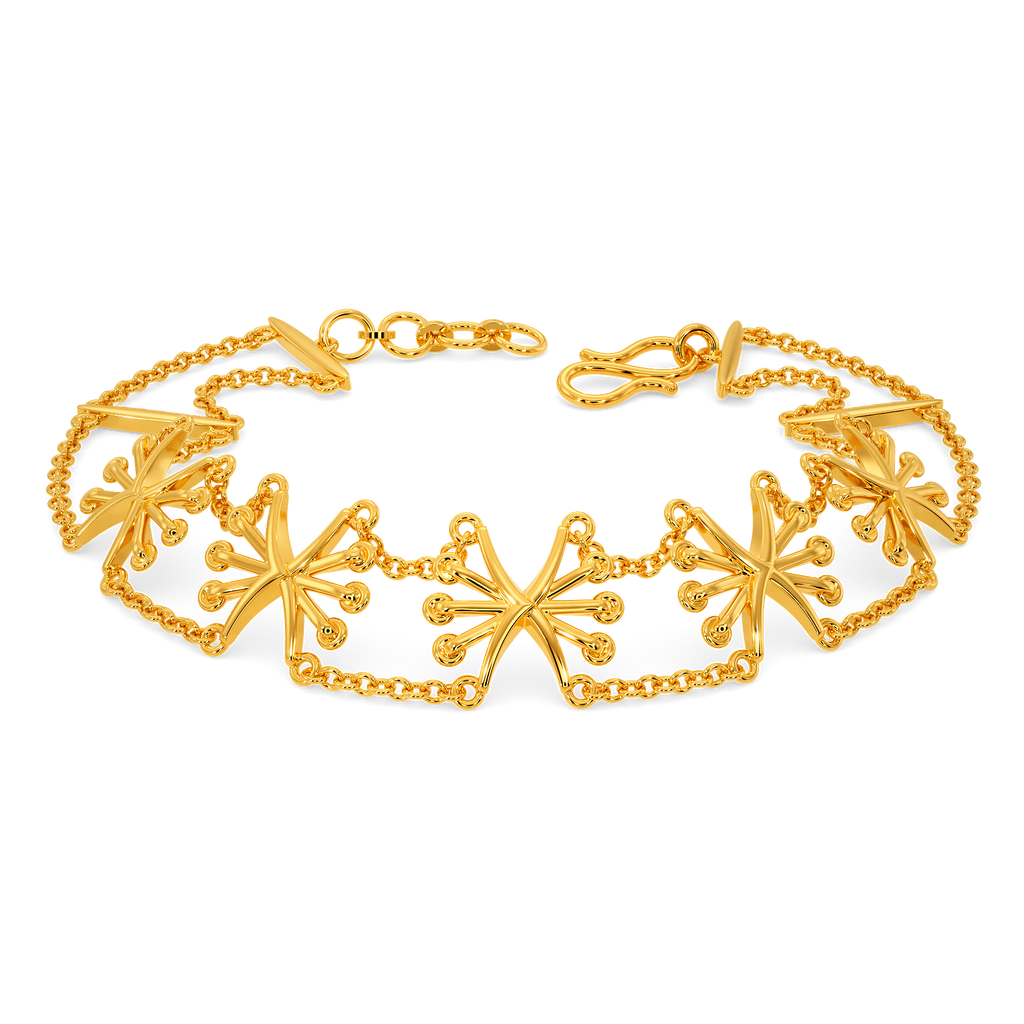 Lace Embrace Gold Bracelets