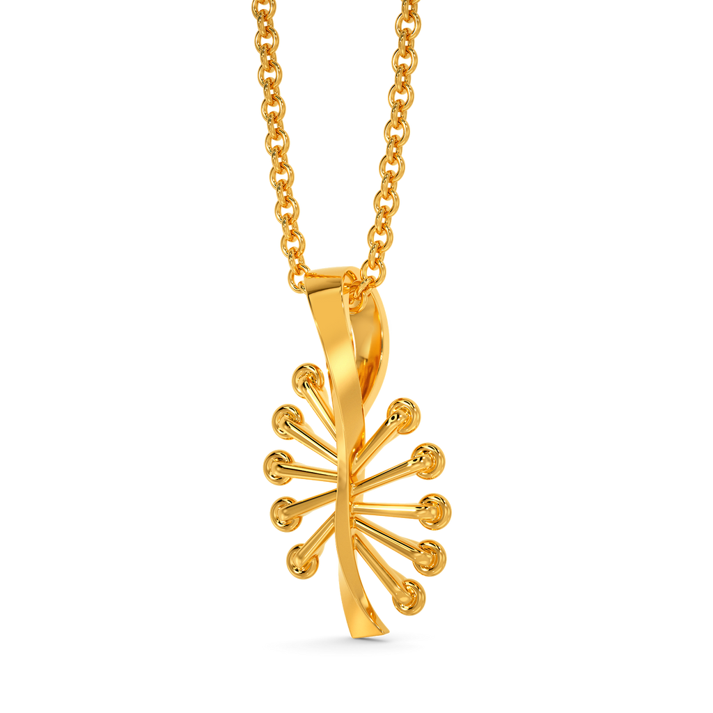 Lace Embrace Gold Pendants