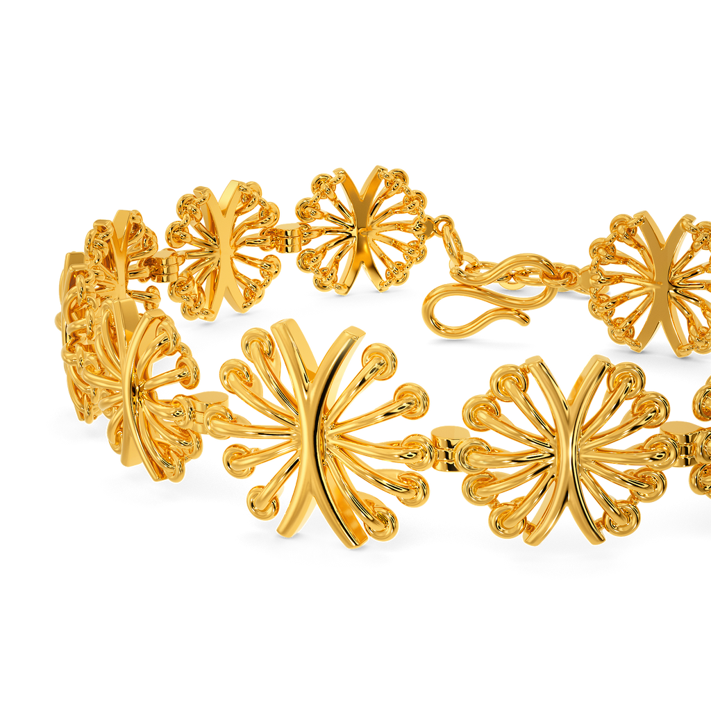 Perfectly Laced Gold Bracelets