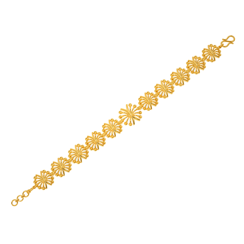 Perfectly Laced Gold Bracelets