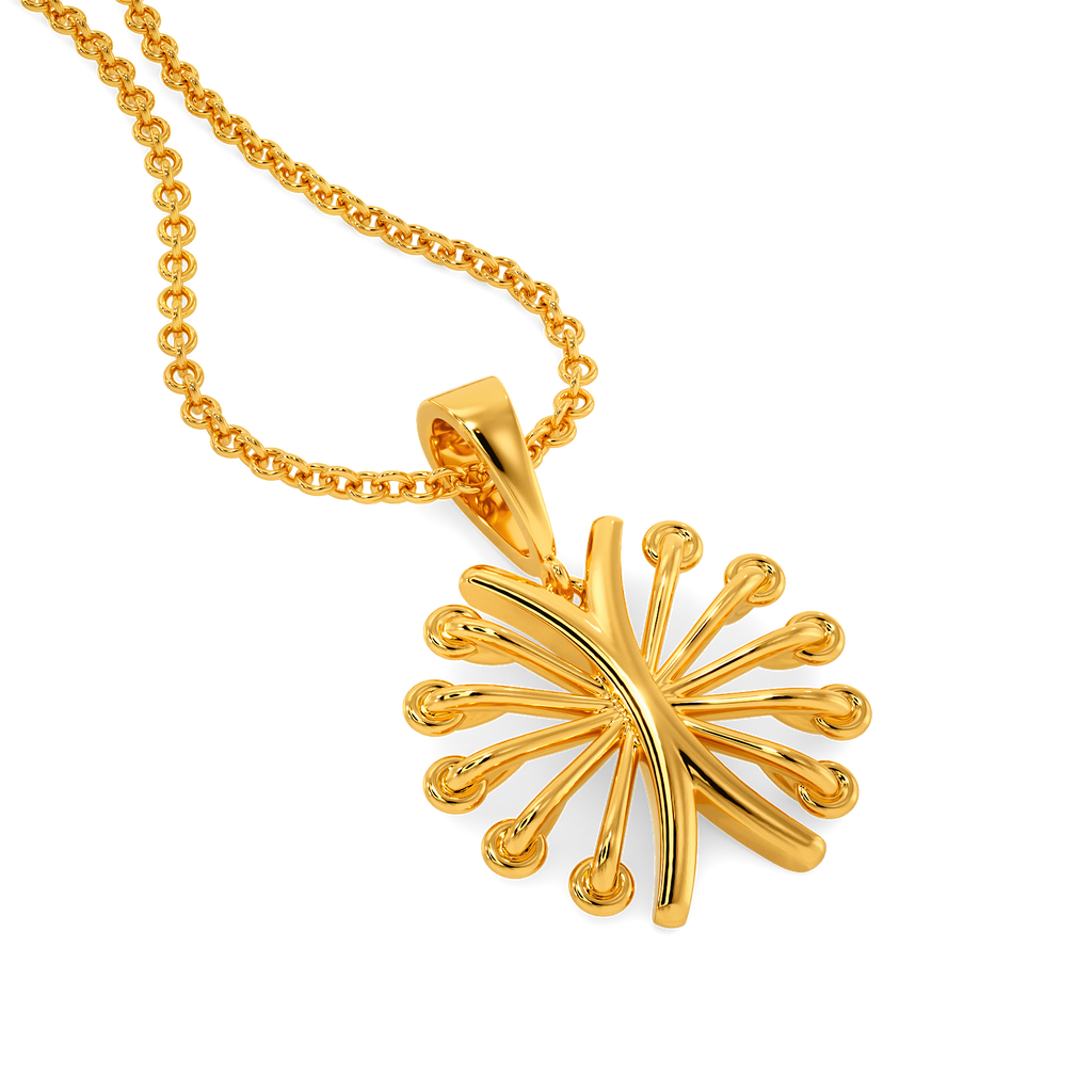 Perfectly Laced Gold Pendants