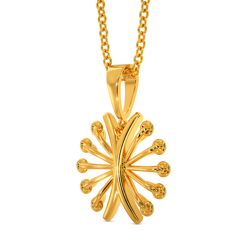 Perfectly Laced Gold Pendants