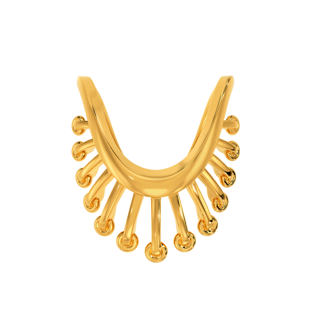 Lace Swirl Gold Rings alternate view 2