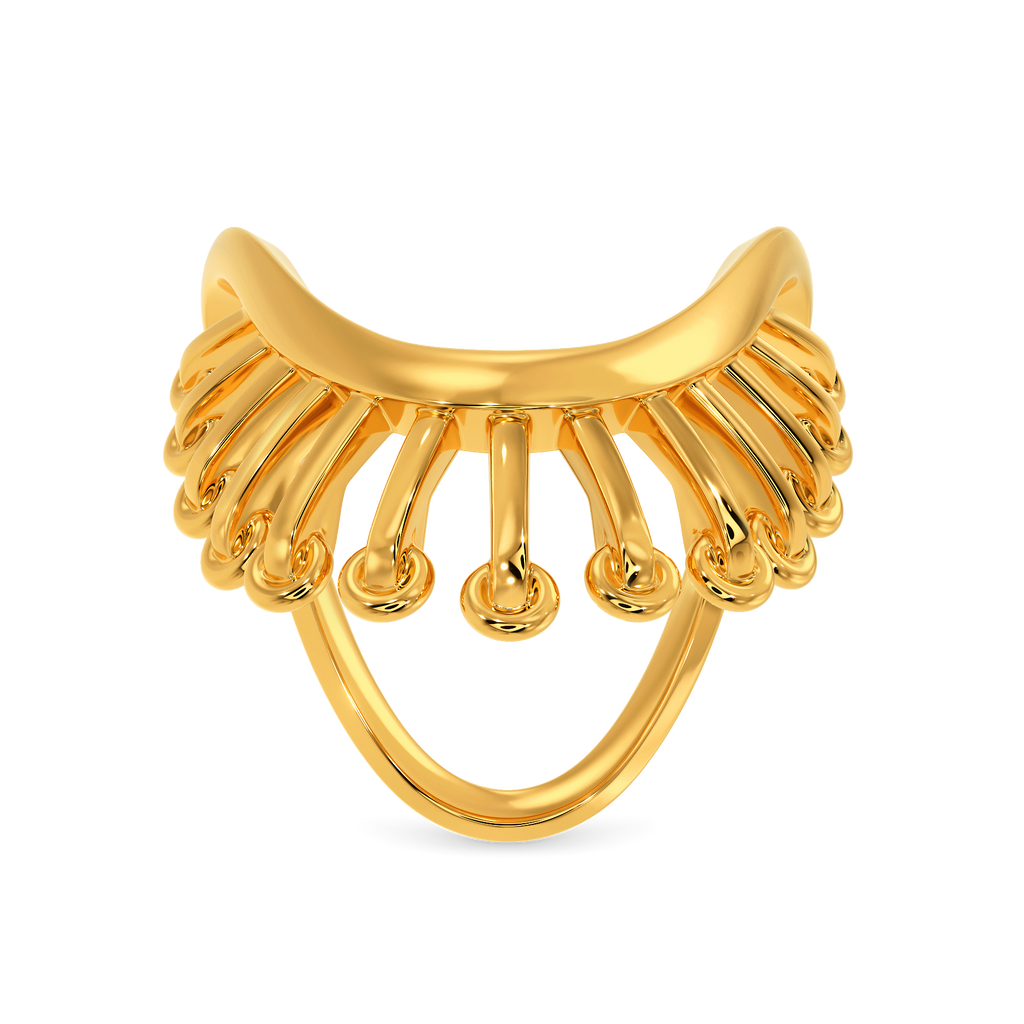 Lace Swirl Gold Rings alternate view 3