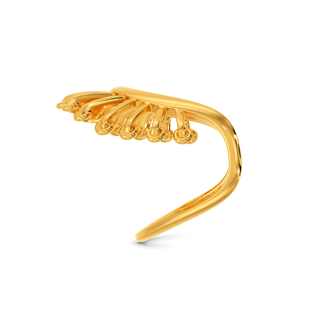 Lace Swirl Gold Rings image