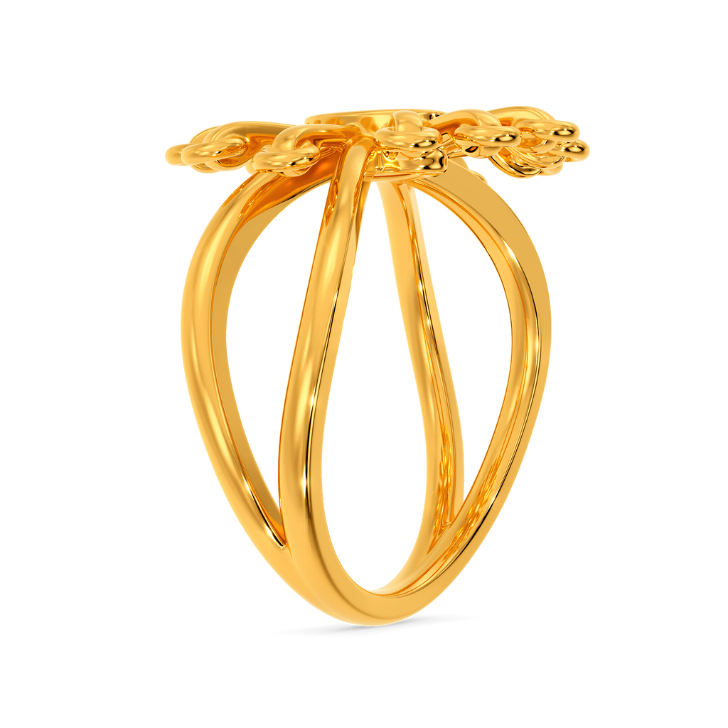 Lace Jade Gold Rings image