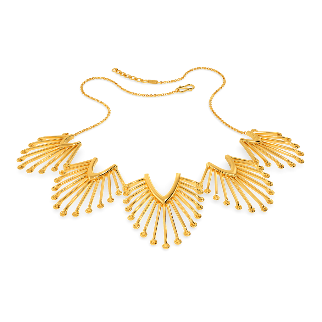 Lace Jade Gold Necklaces