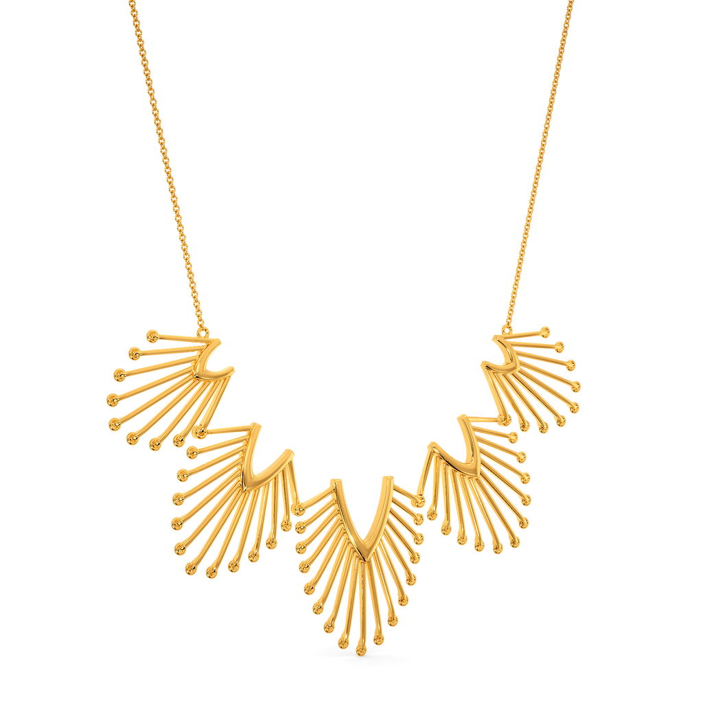 Lace Jade Gold Necklaces